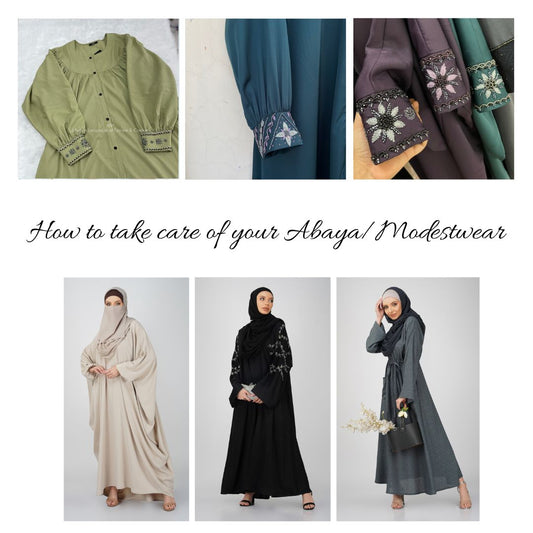 HOW TO TAKE CARE OF YOUR ABAYA - ANA APPARELS