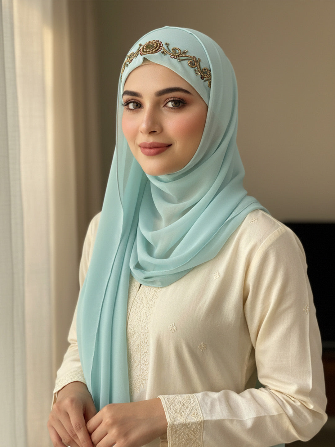 Maisha Hijab - Sky Blue