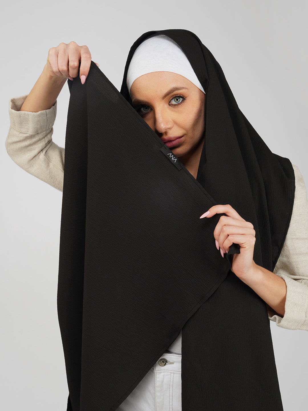 Soft Poly Crinkle Hijab
