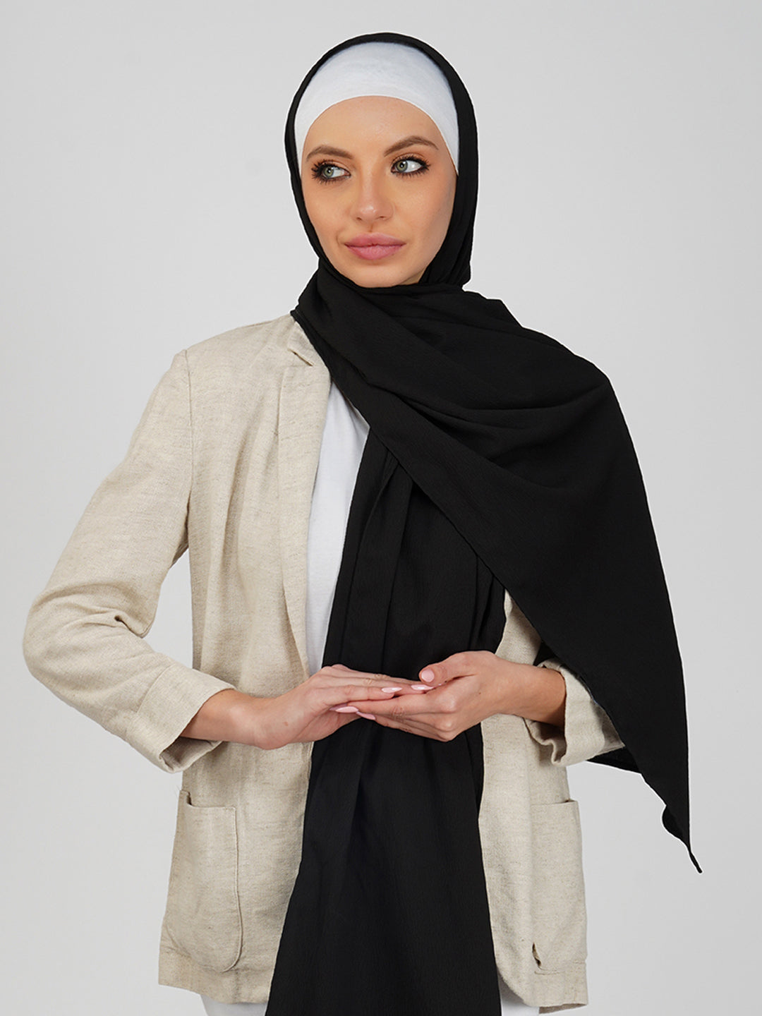 Soft Poly Crinkle Hijab
