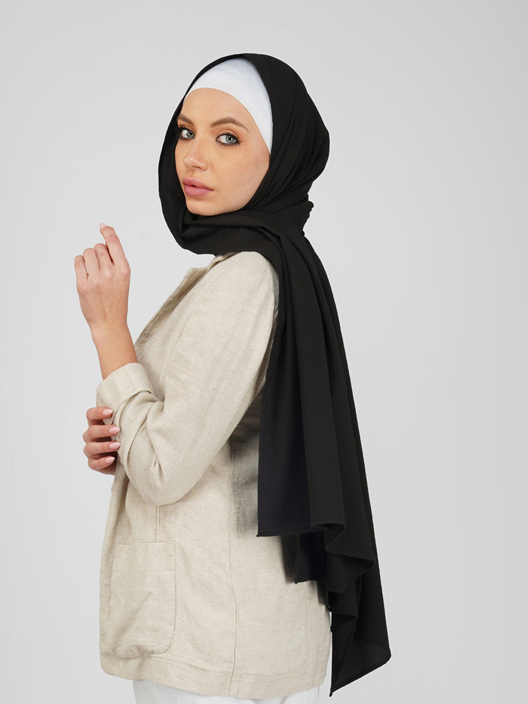Soft Poly Crinkle Hijab