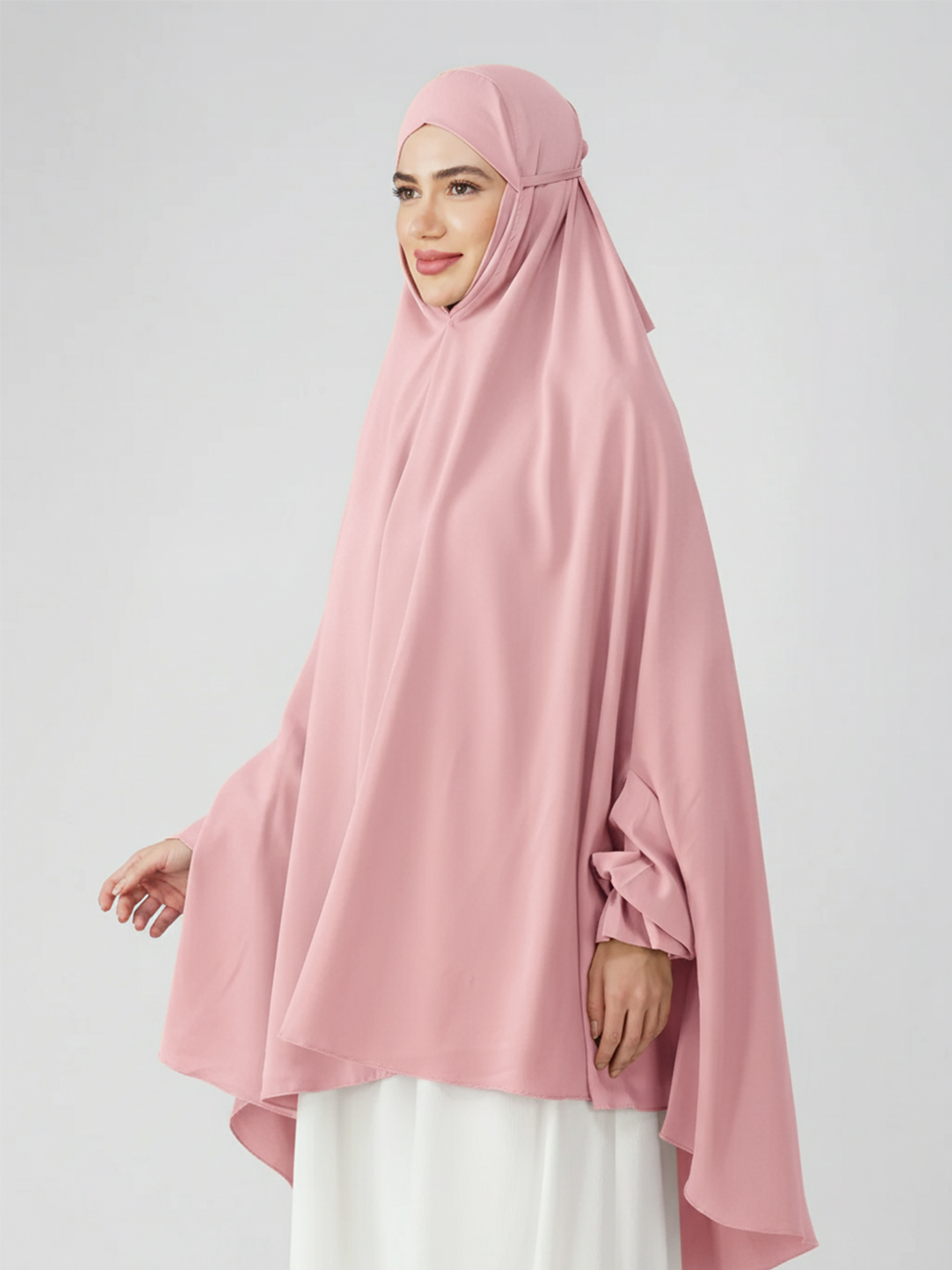 Kashaf Peach Solid Namaz Makhna