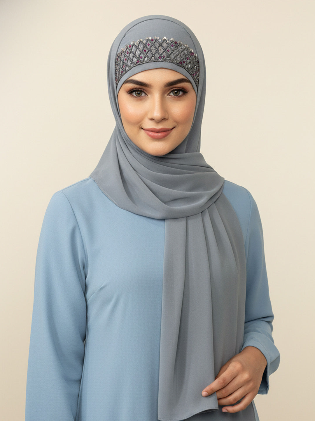 Maisha Hijab - Grey