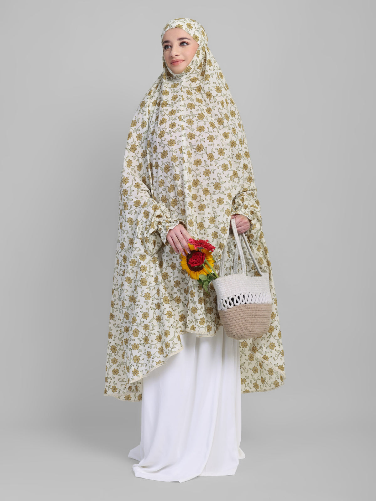 Maryam Knee Length Cotton Namaz Makhna