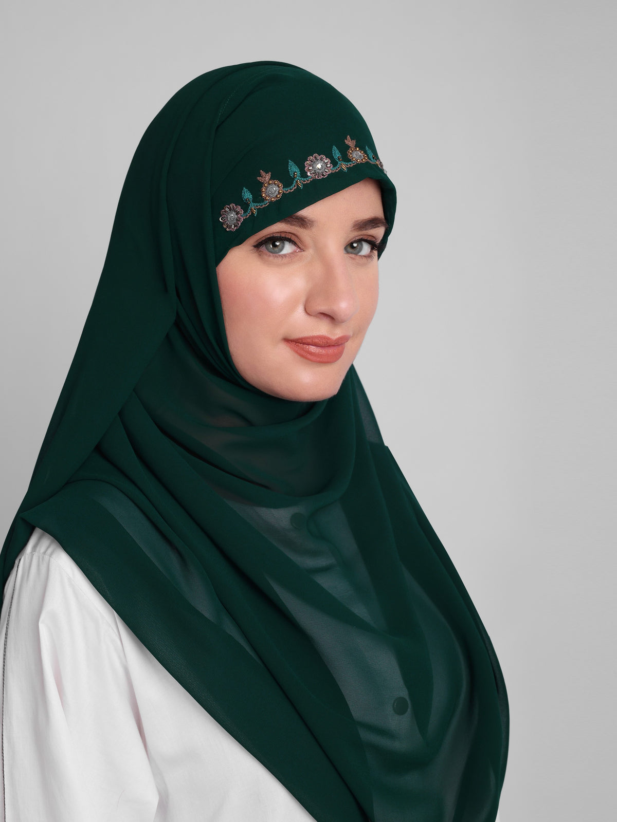 Maisha Hijab - Bottle Green