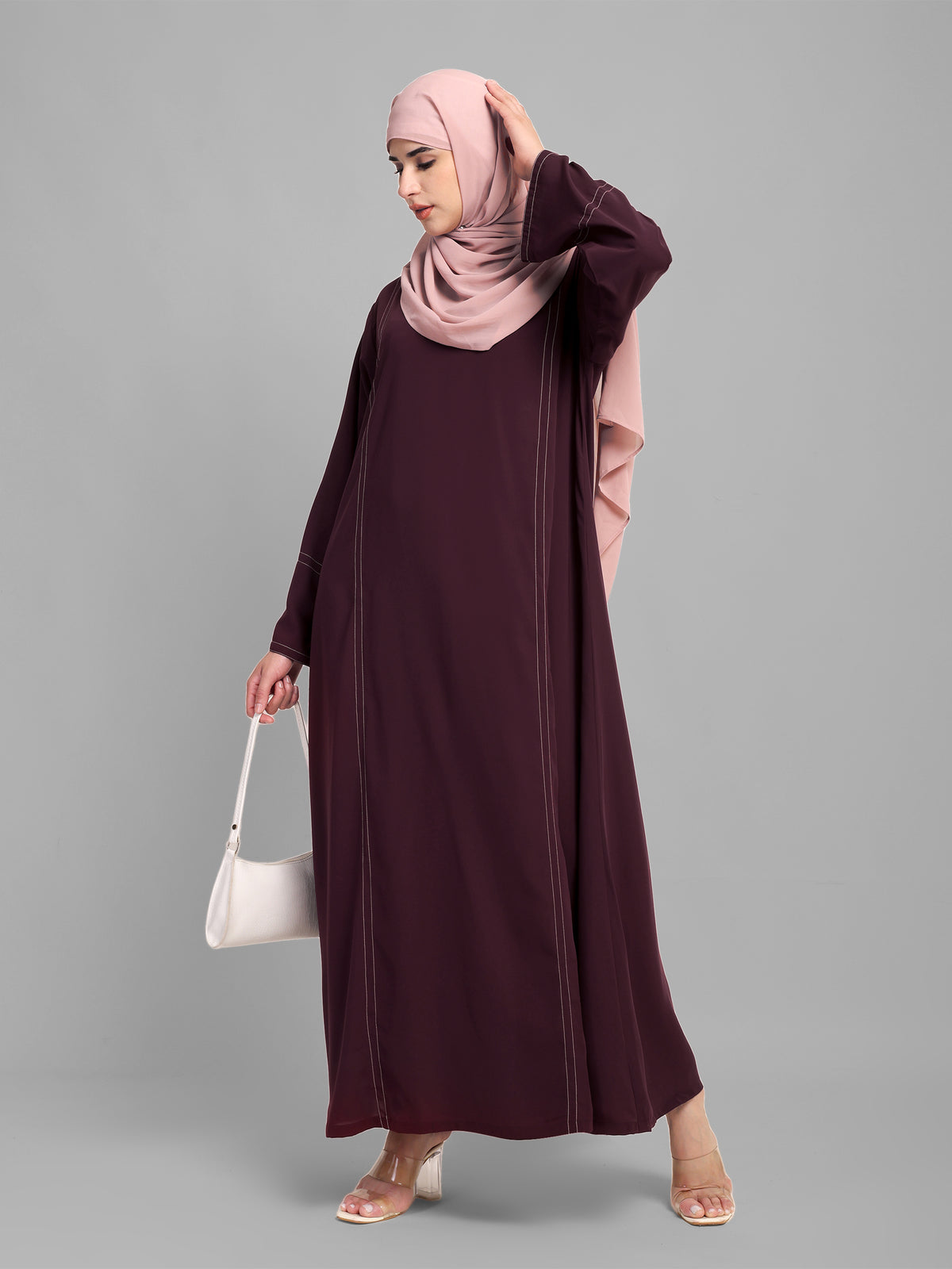 Firdous Stitch Line Abaya
