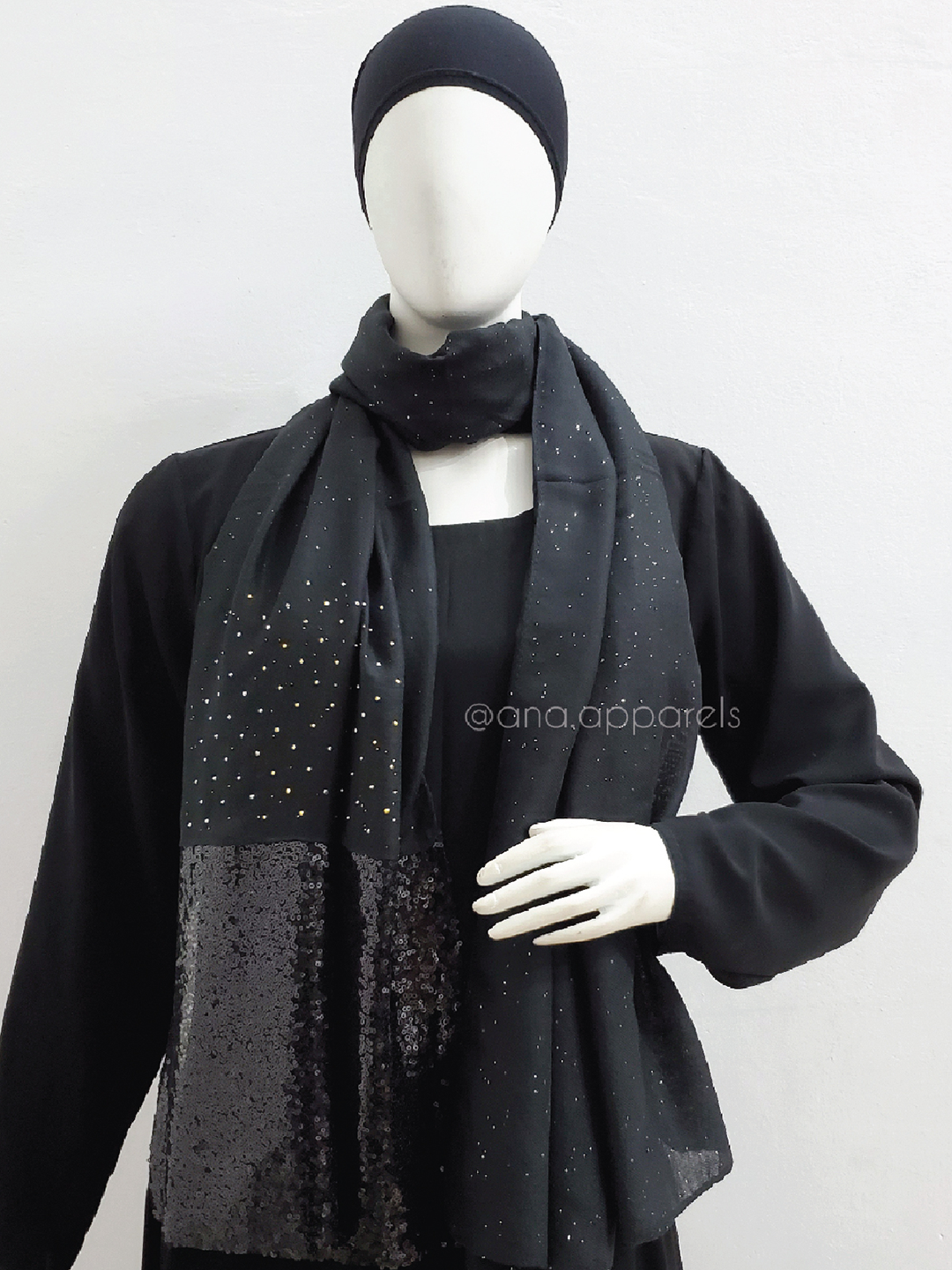Cotton Sequins Hijab