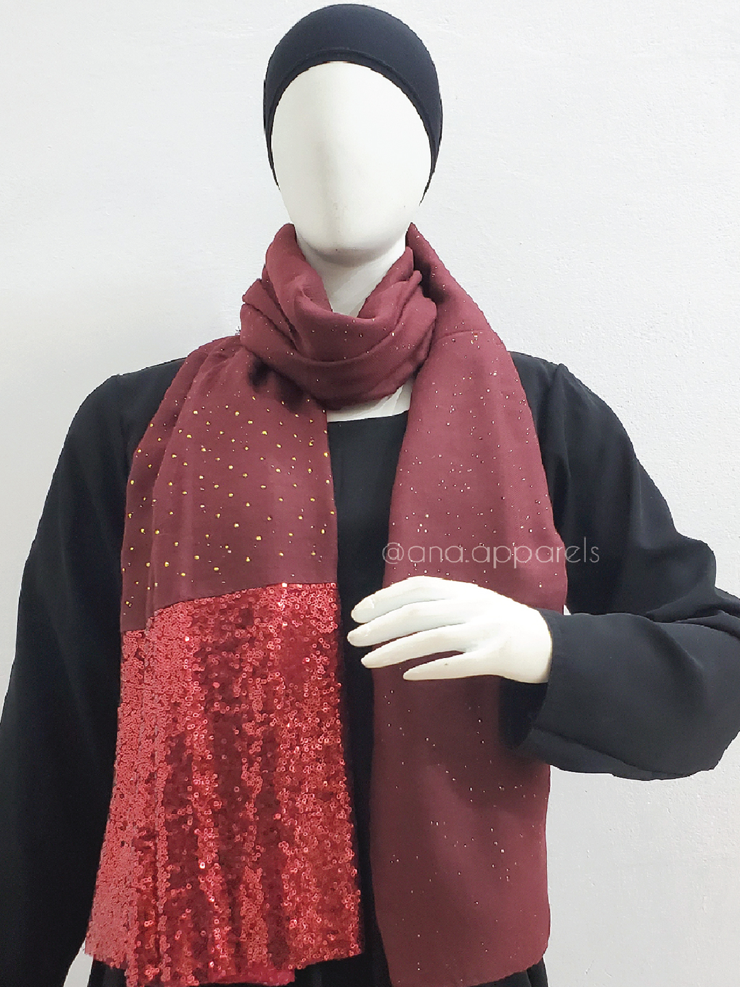 Cotton Sequins Hijab