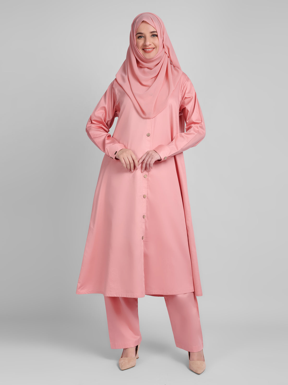Aleena Co-Ord Set - With Hijab