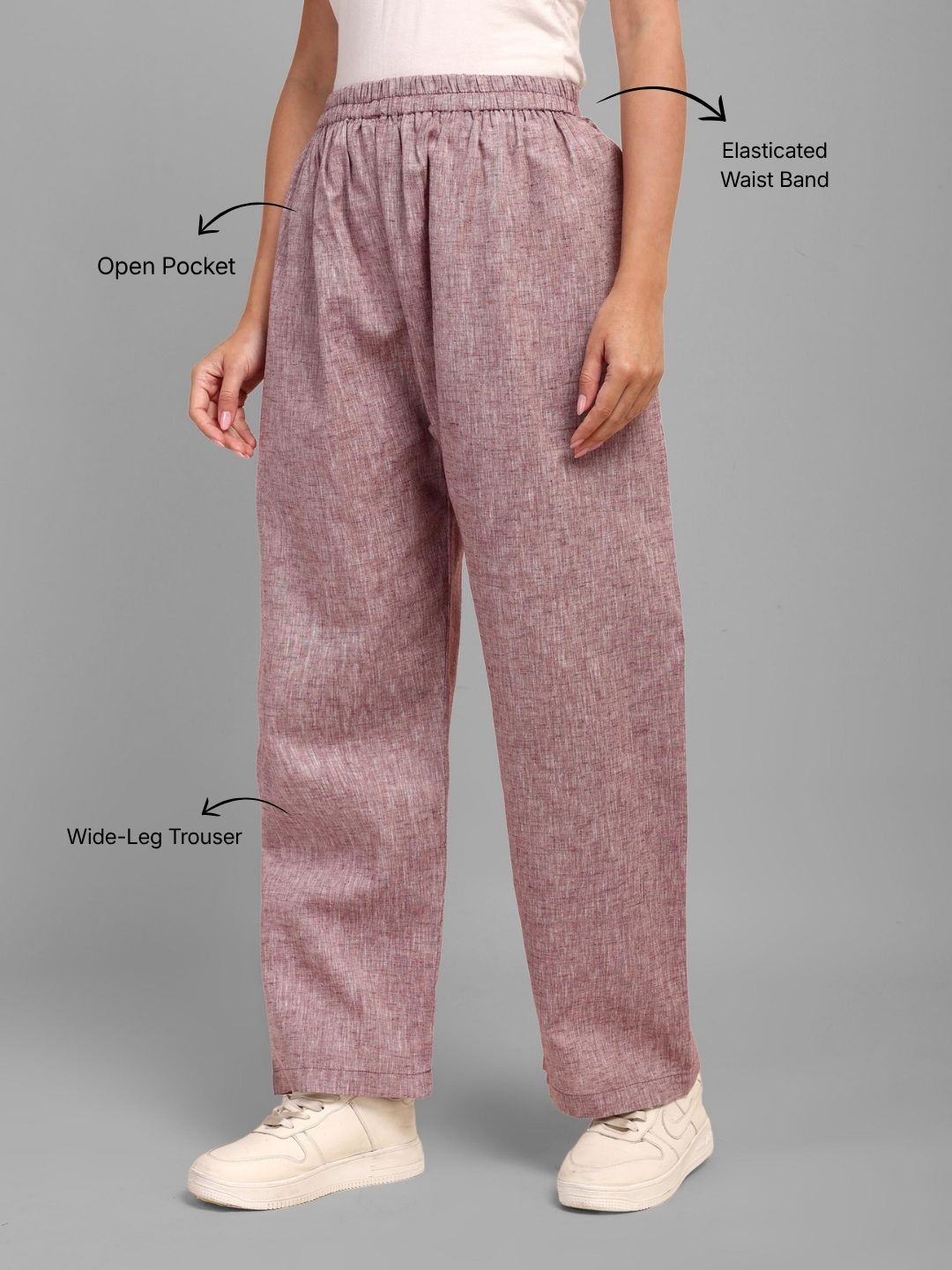 Linen Wide Leg Pant