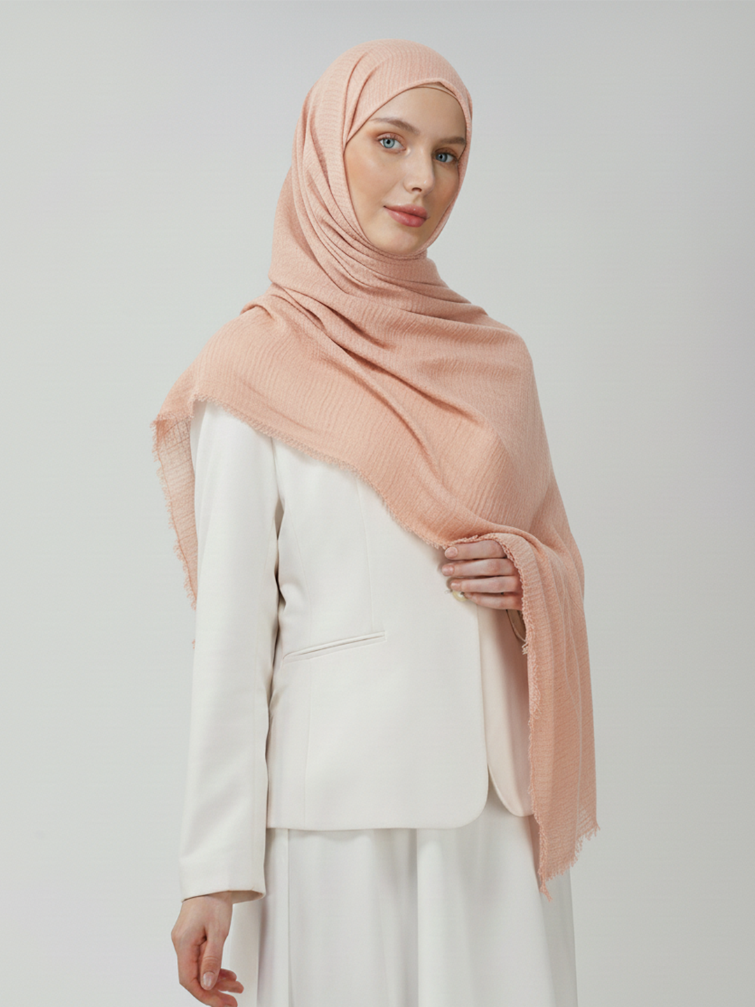 Soft Cotton Crinkle Hijab
