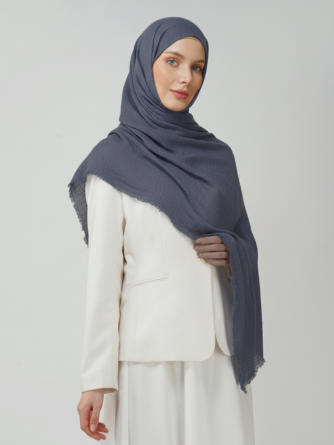 Soft Cotton Crinkle Hijab