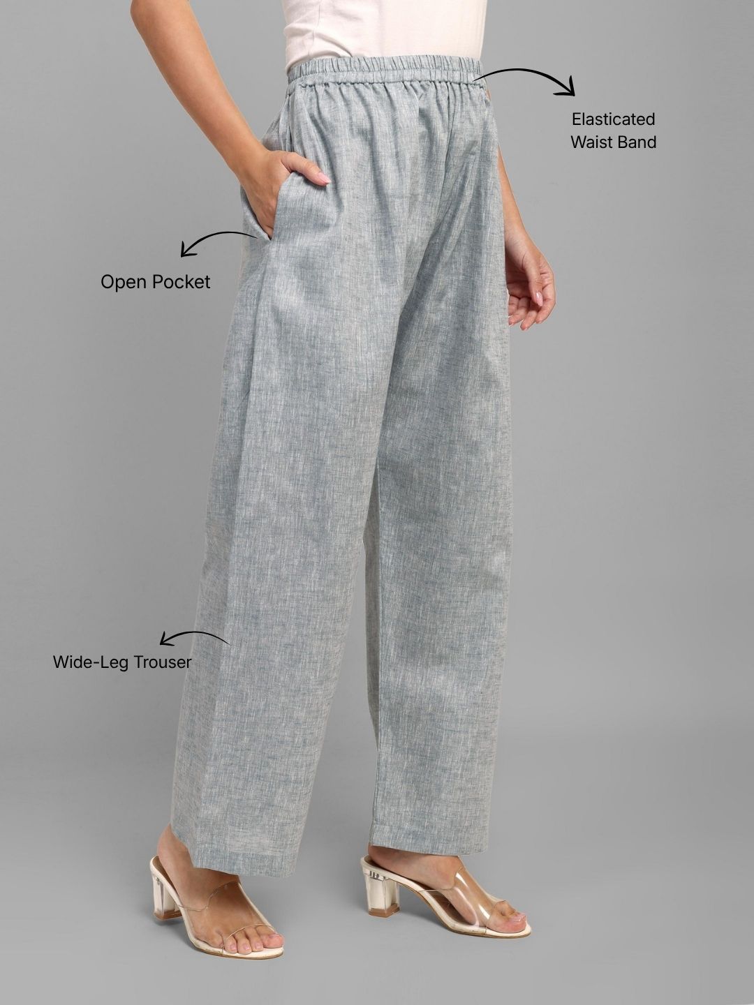 Linen Wide Leg Pant