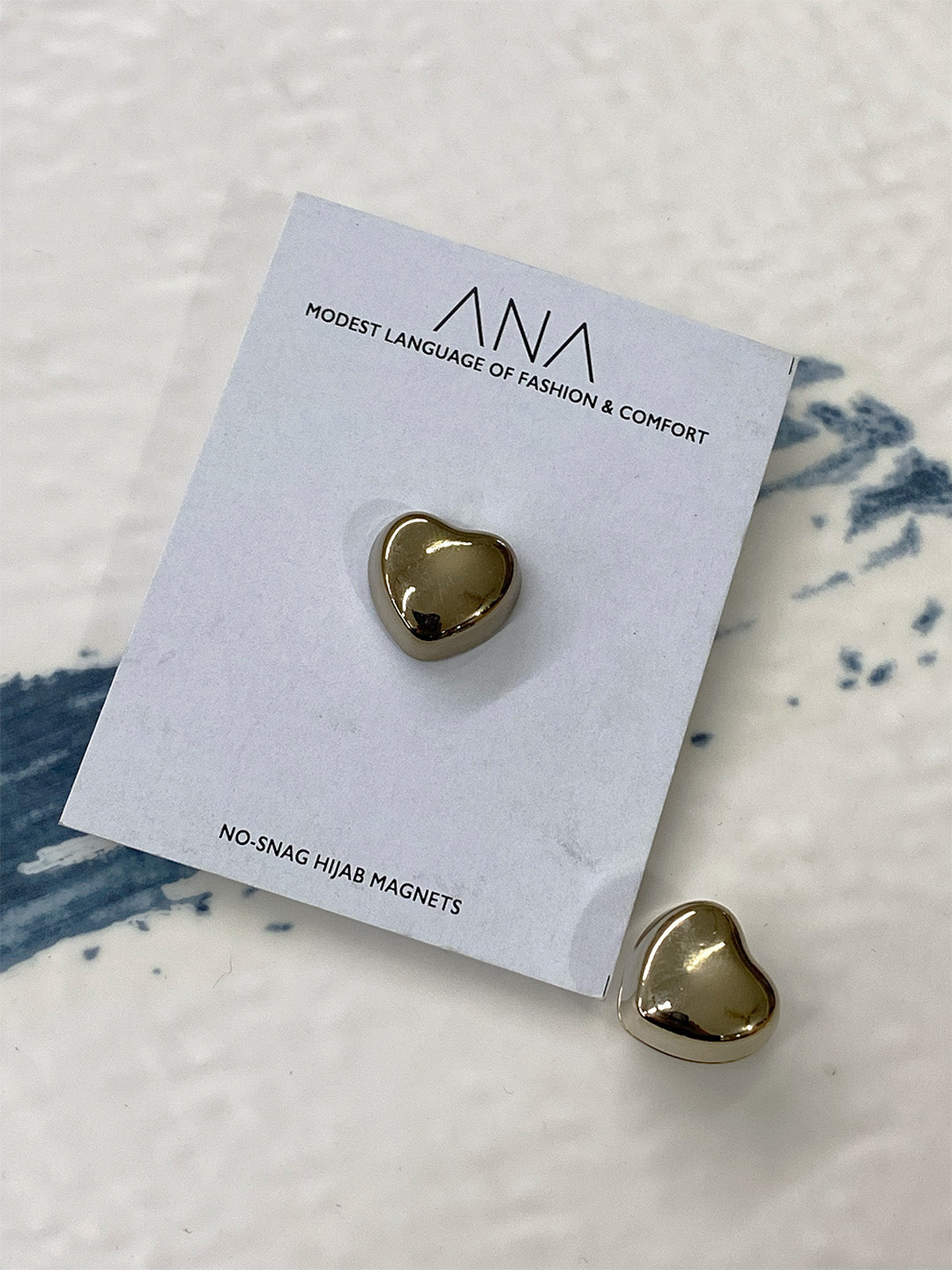 Round Metallic Hijab Magnet-Set of 2