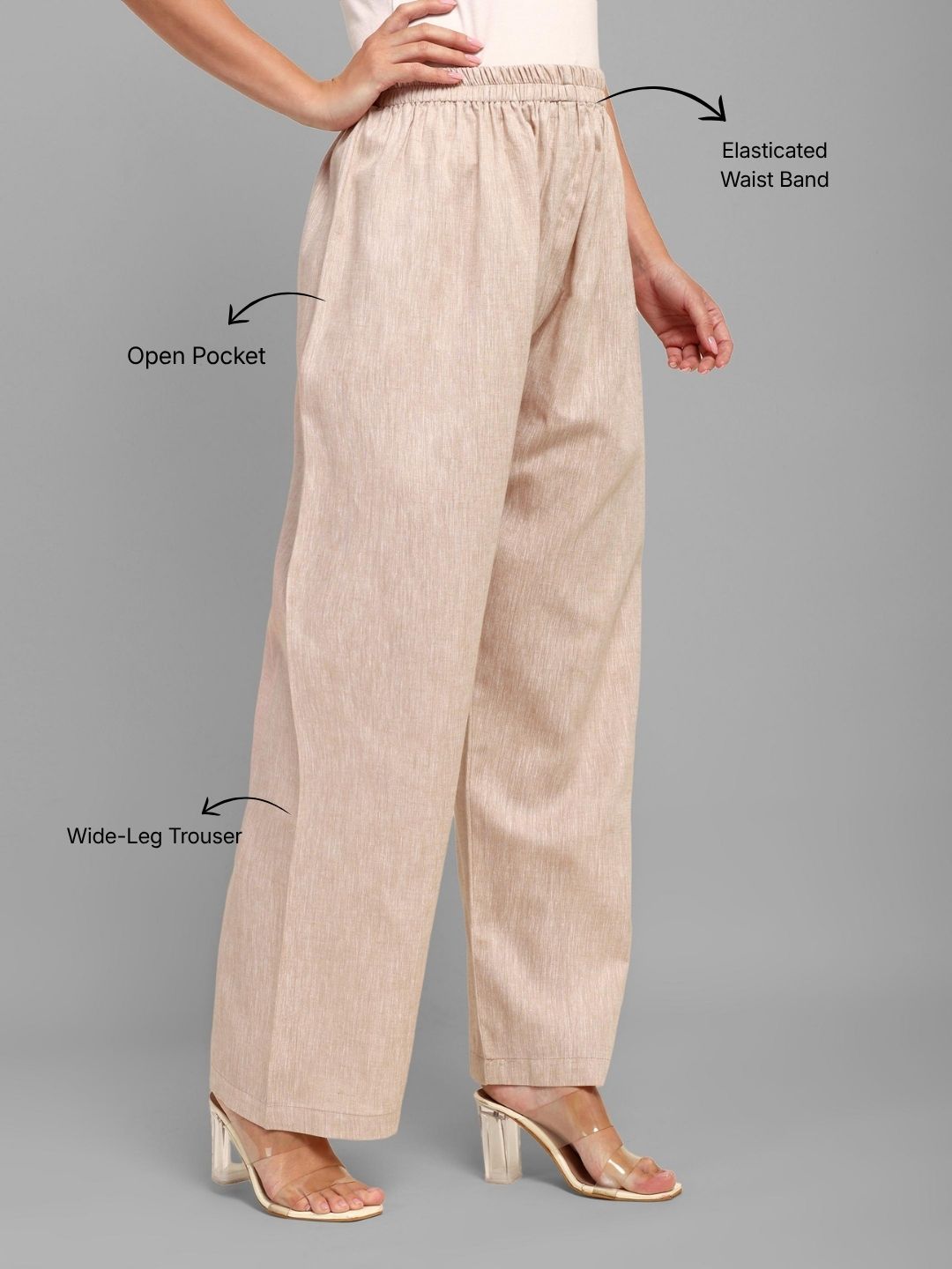 Linen Wide Leg Pant