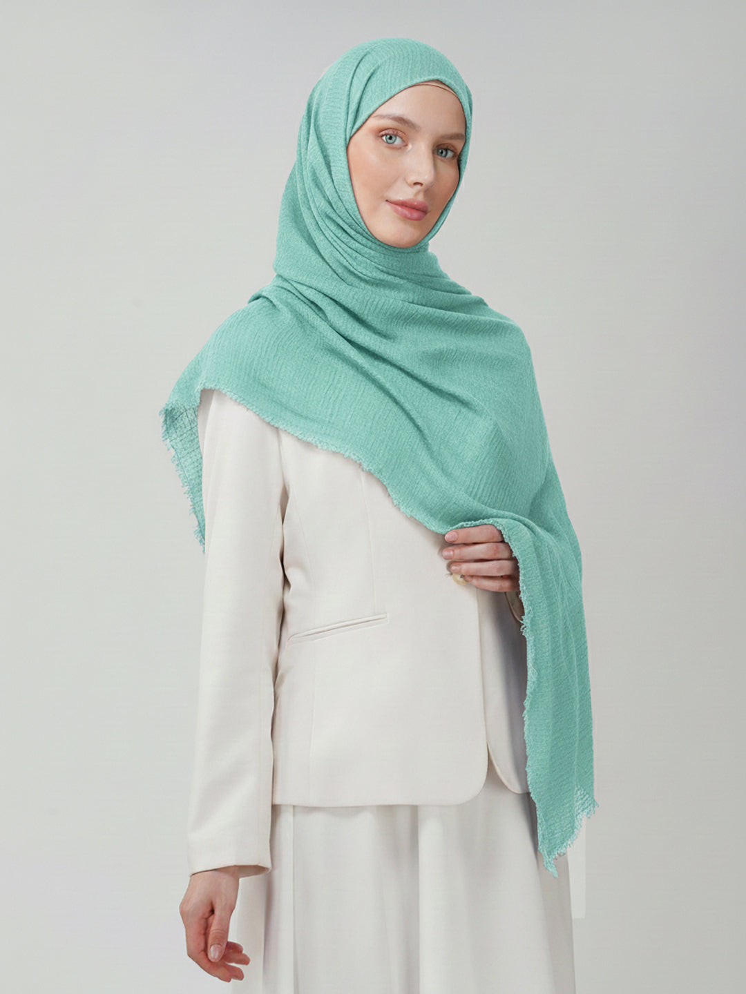 Soft Cotton Crinkle Hijab