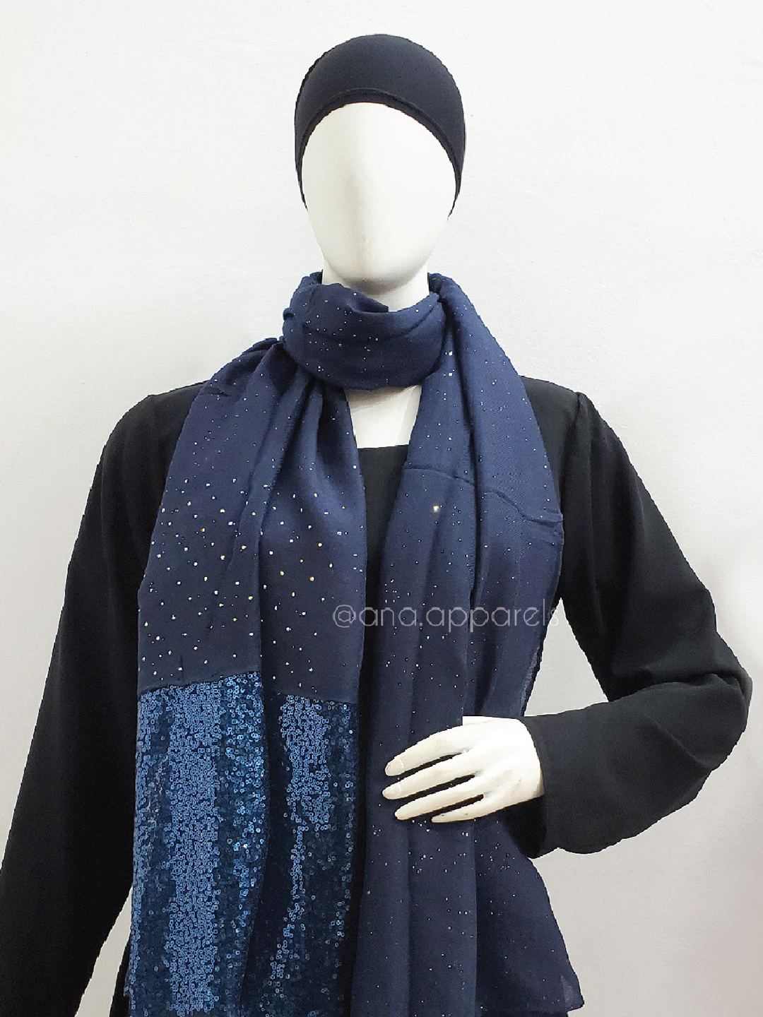 Cotton Sequins Hijab