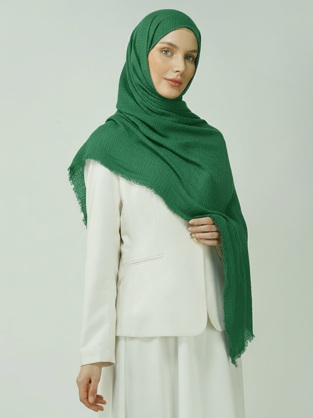 Soft Cotton Crinkle Hijab