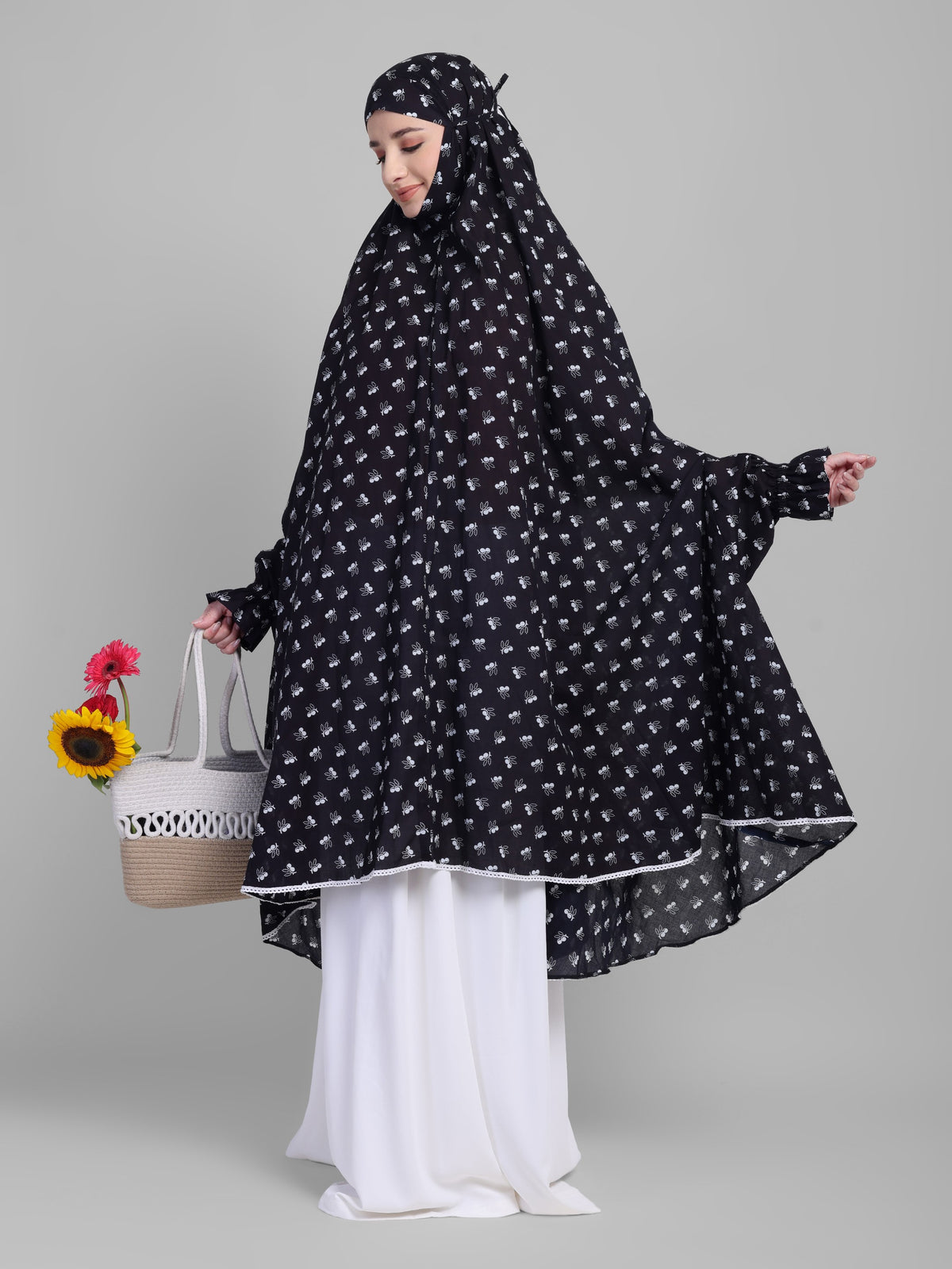 Asfiya Knee Length Cotton Namaz Makhna