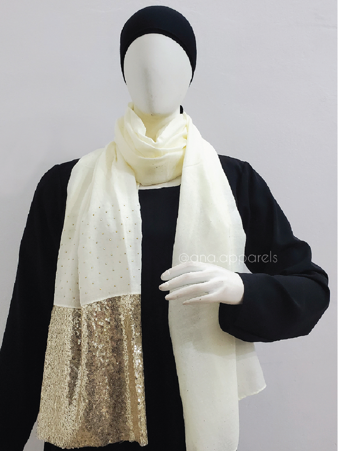 Cotton Sequins Hijab