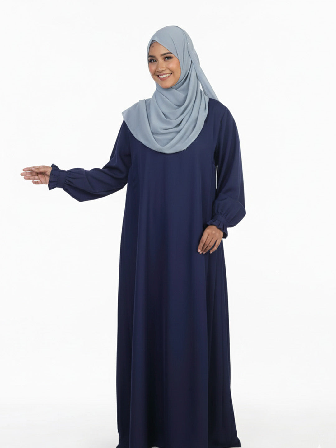 Classic Side Pleated Abaya
