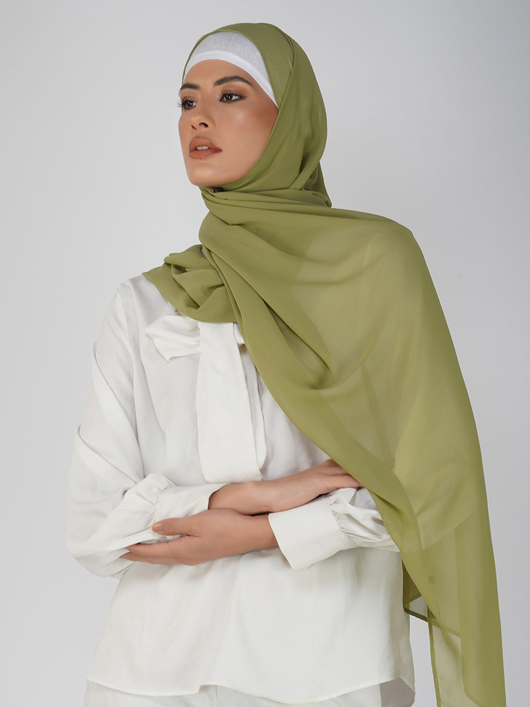 Premium Soft Georgette Hijab-Set Of 5