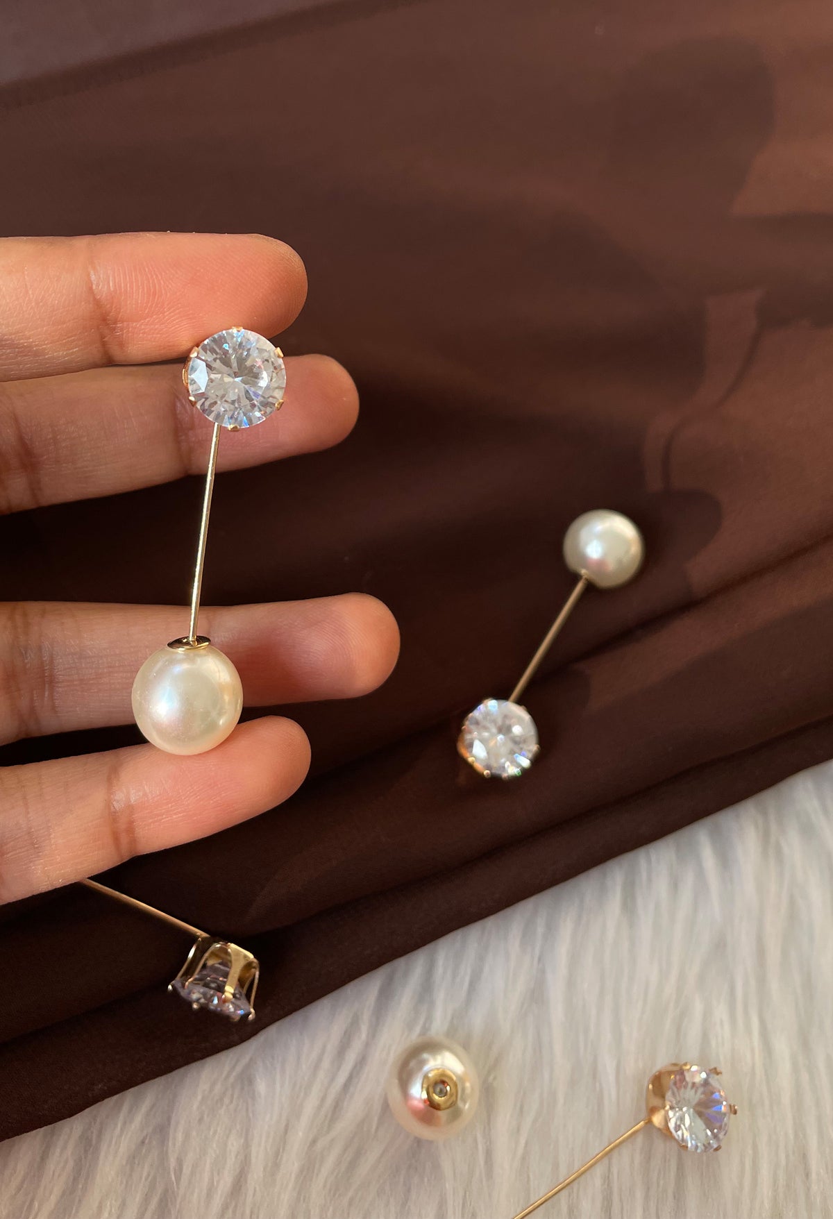 Diamante Loop Hijab Pin - ANA APPARELS