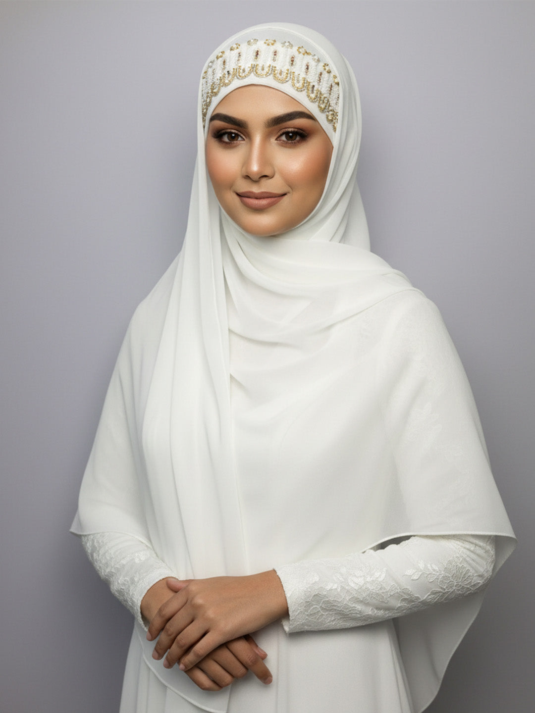Maisha Hijab - White