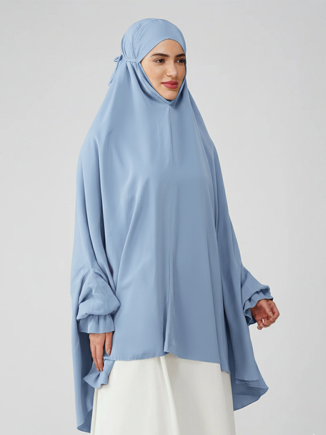 Kashaf Sky Blue Solid Namaz Makhna