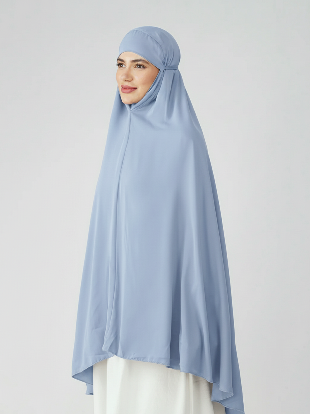 Kashaf Sky Blue Solid Namaz Makhna
