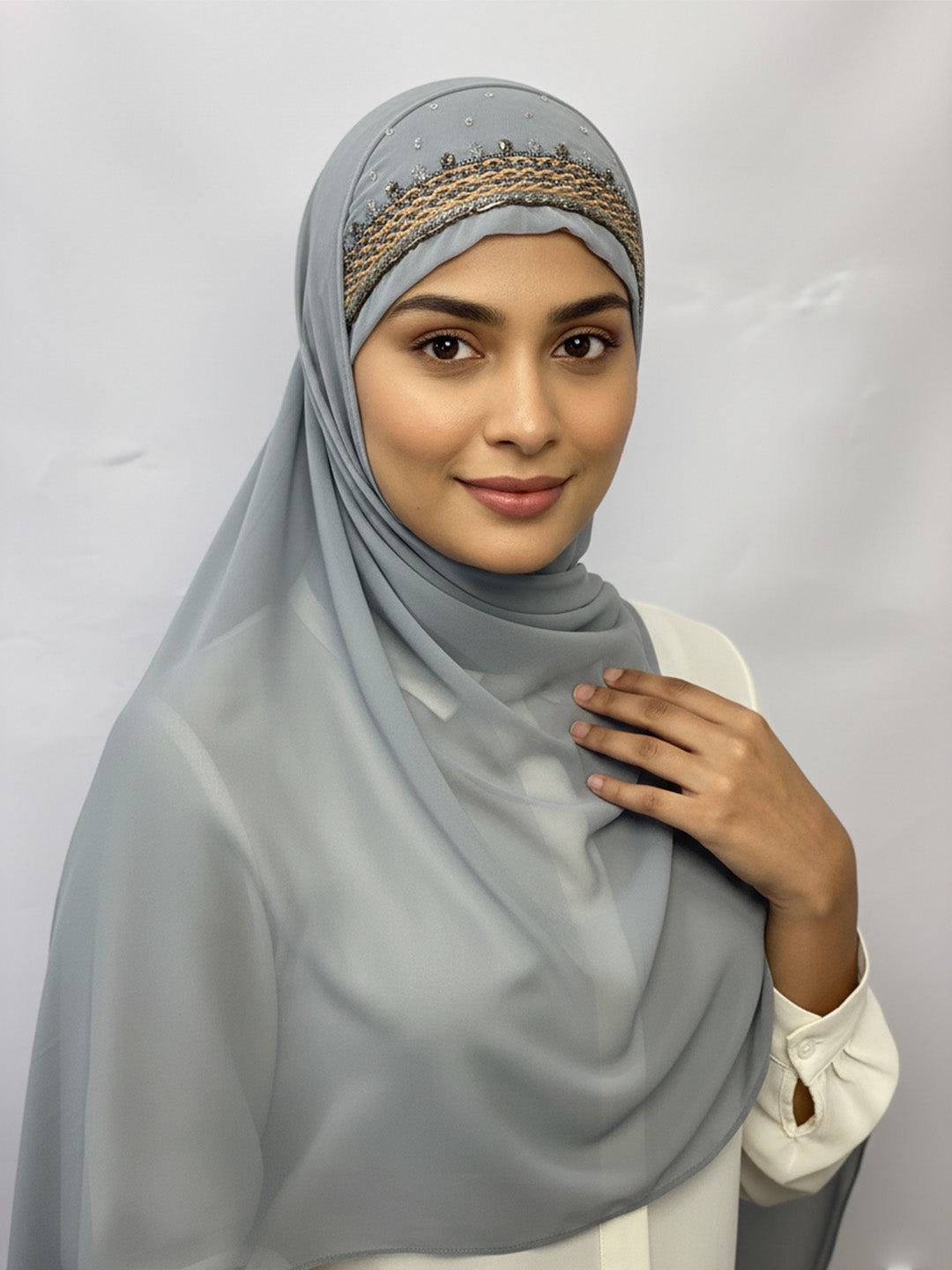 Maisha Hijab - Grey