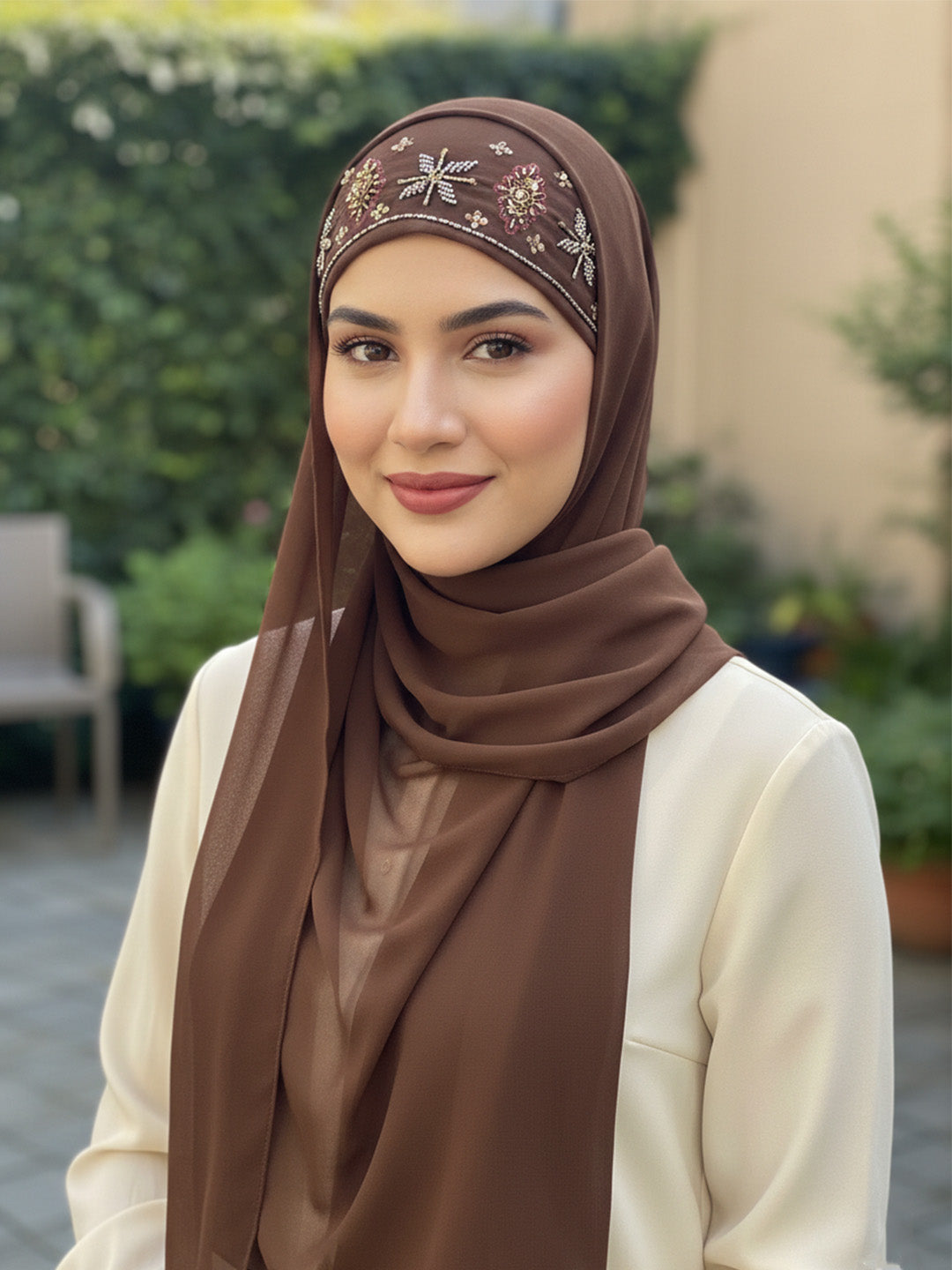 Maisha Hijab - Brown