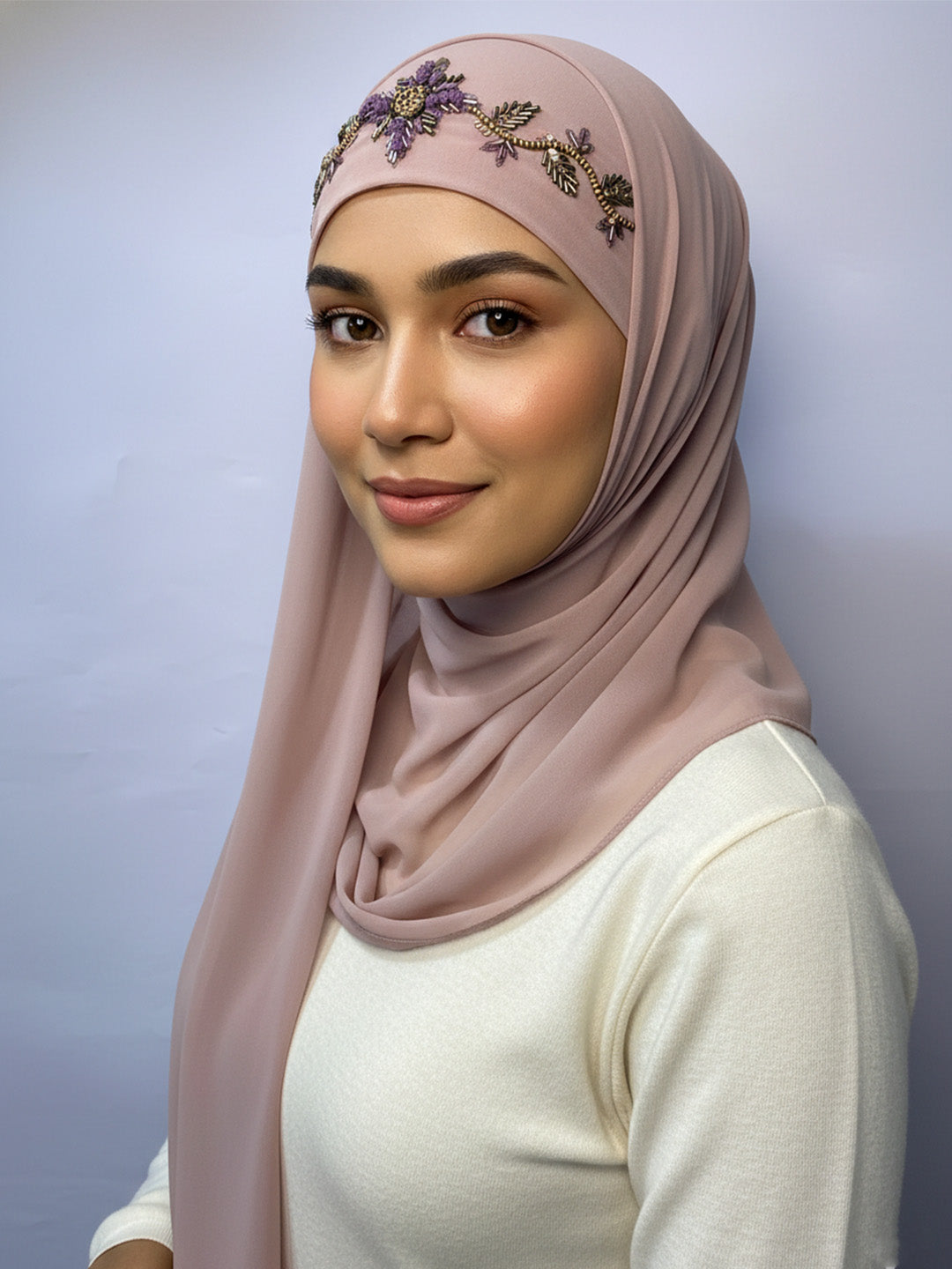 Maisha Hijab - Dusty Pink