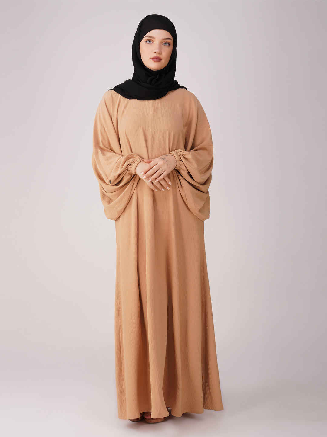 Ayesha Abaya Set With Bat Sleeves
