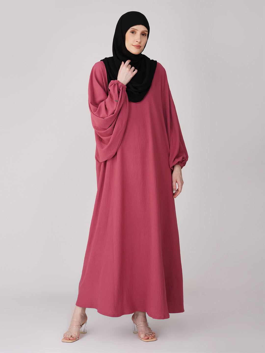 Ayesha Abaya Set With Bat Sleeves