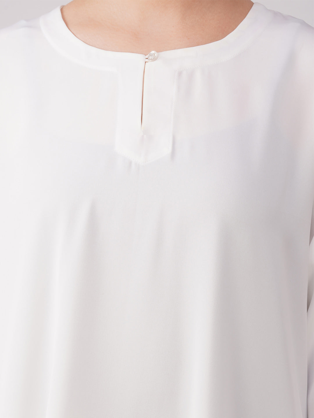 Basic Abaya With Open Cuff Sleeves