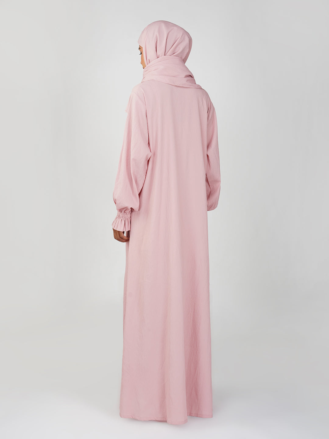Nazish Blush Pink Abaya Set