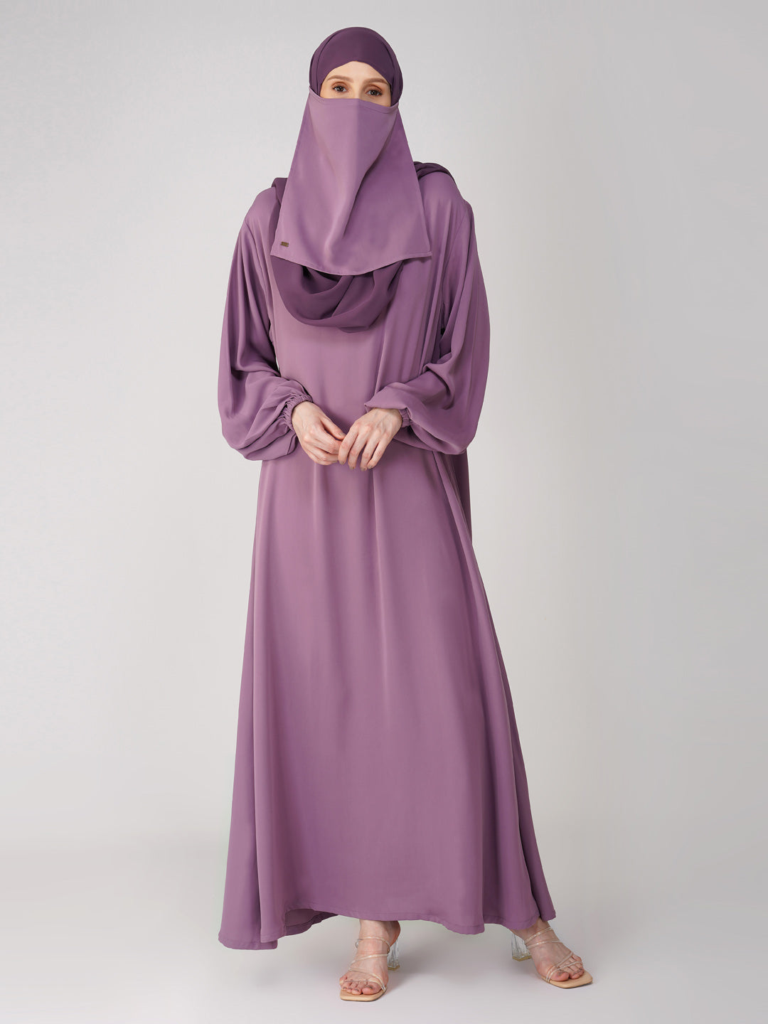 Classic Abaya Wih Elastic Sleeves