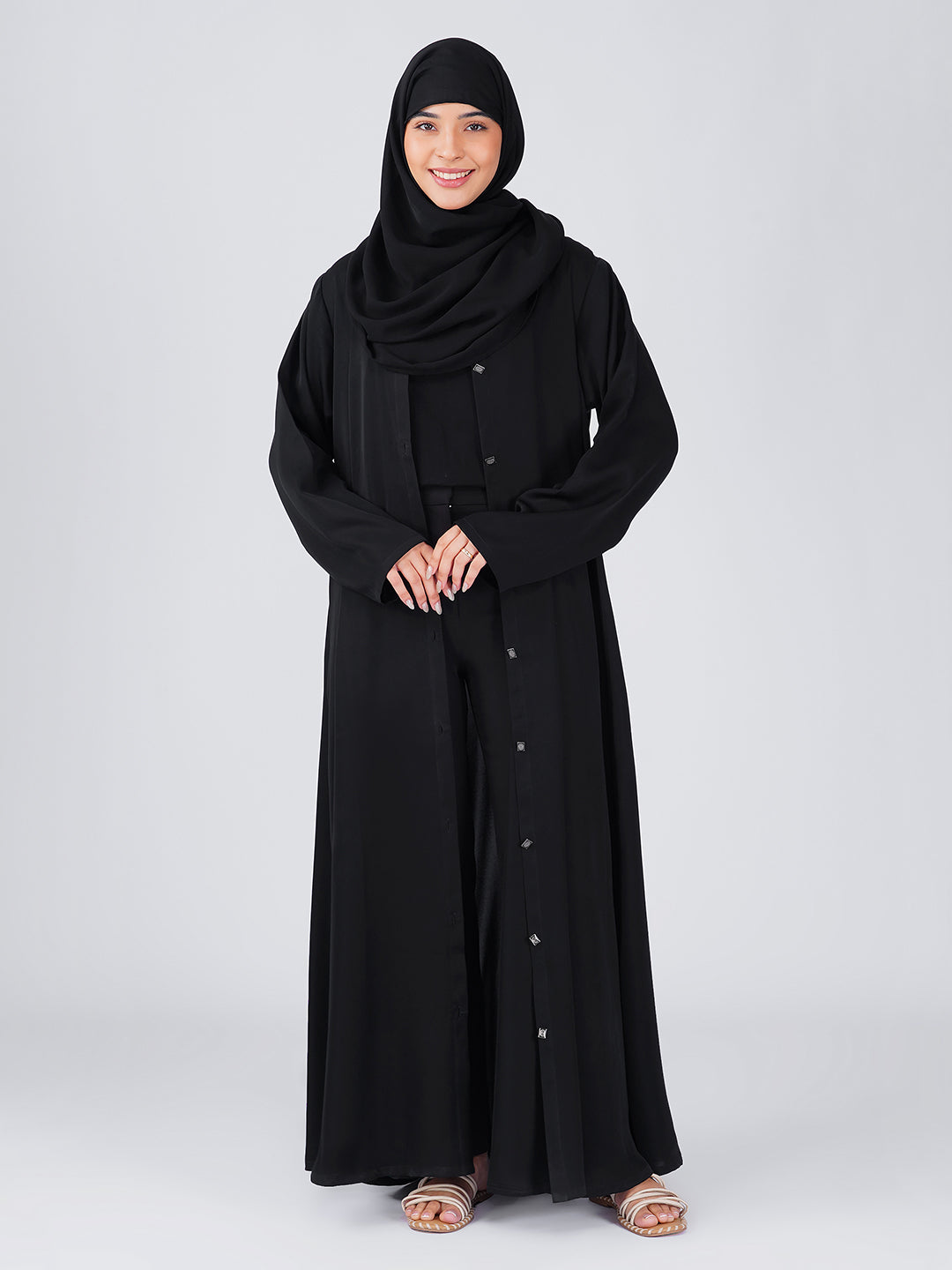 Durrah Kaaj Abaya Set