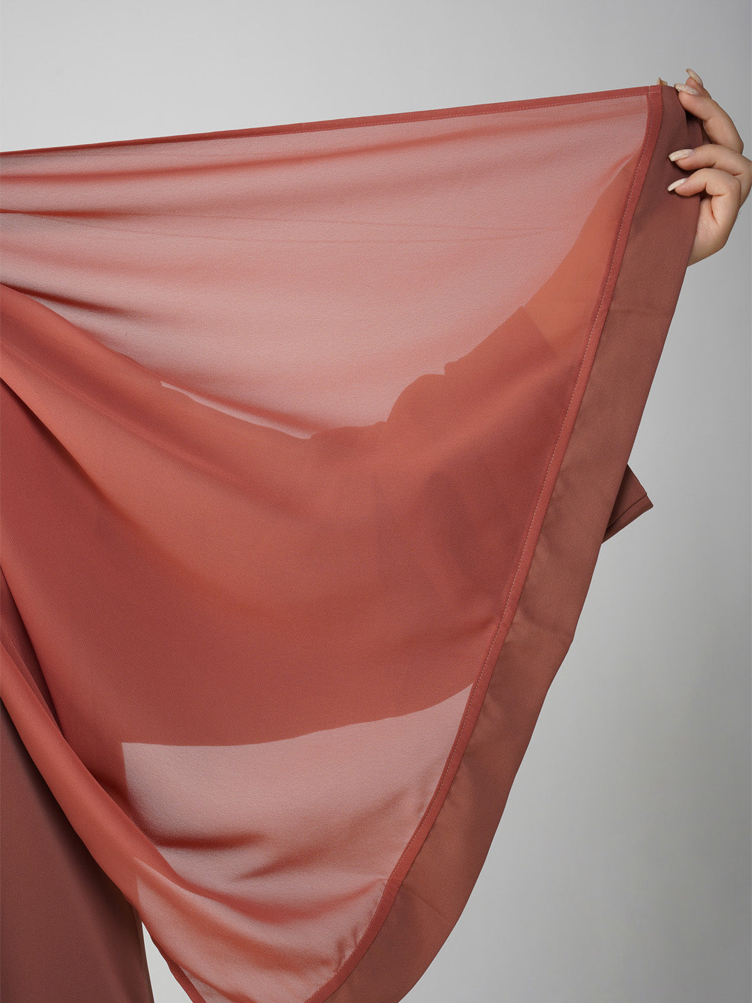 Basic Abaya With Fold Sleeves Set