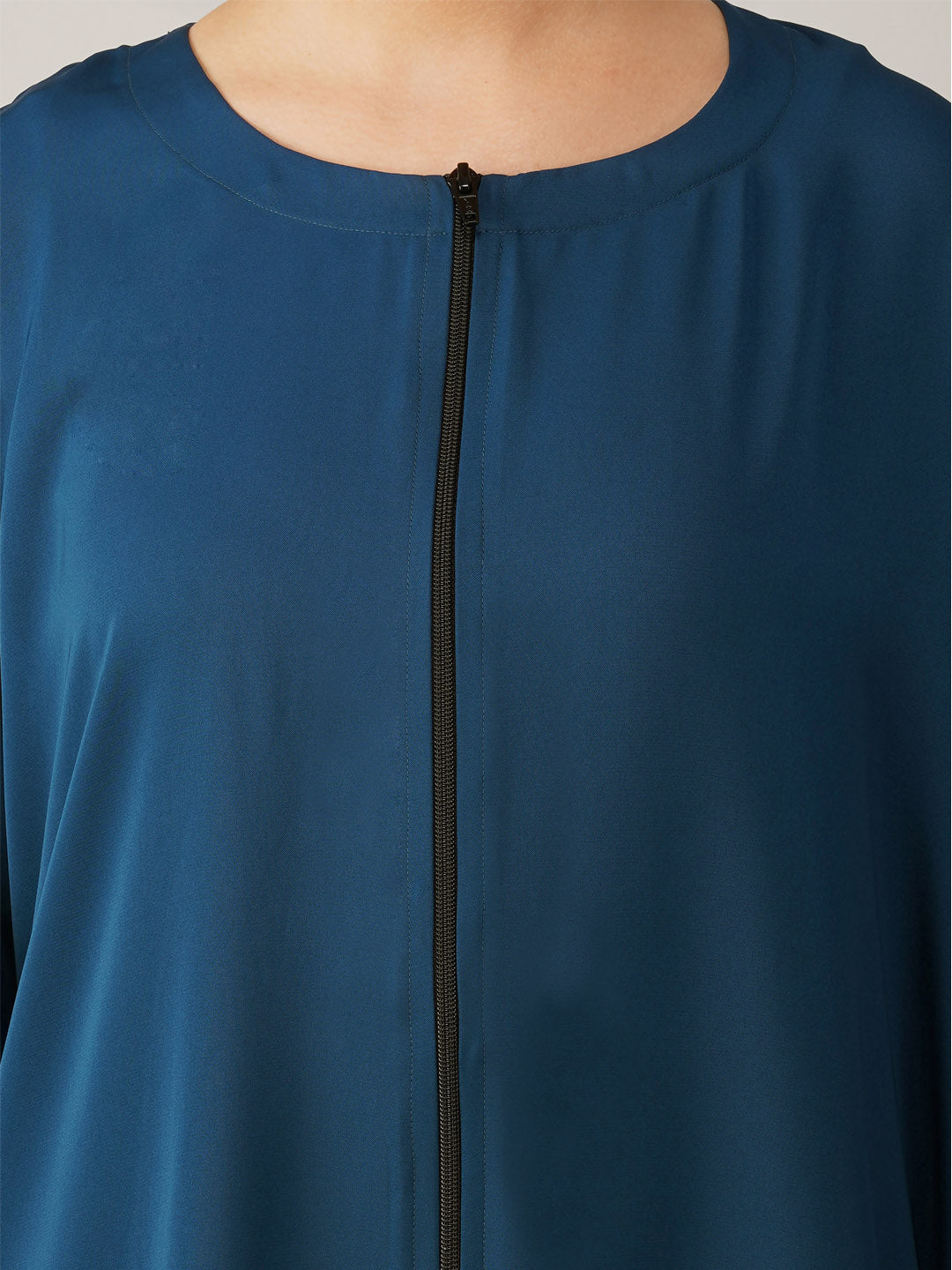 Zaya Full Zipper Abaya Set