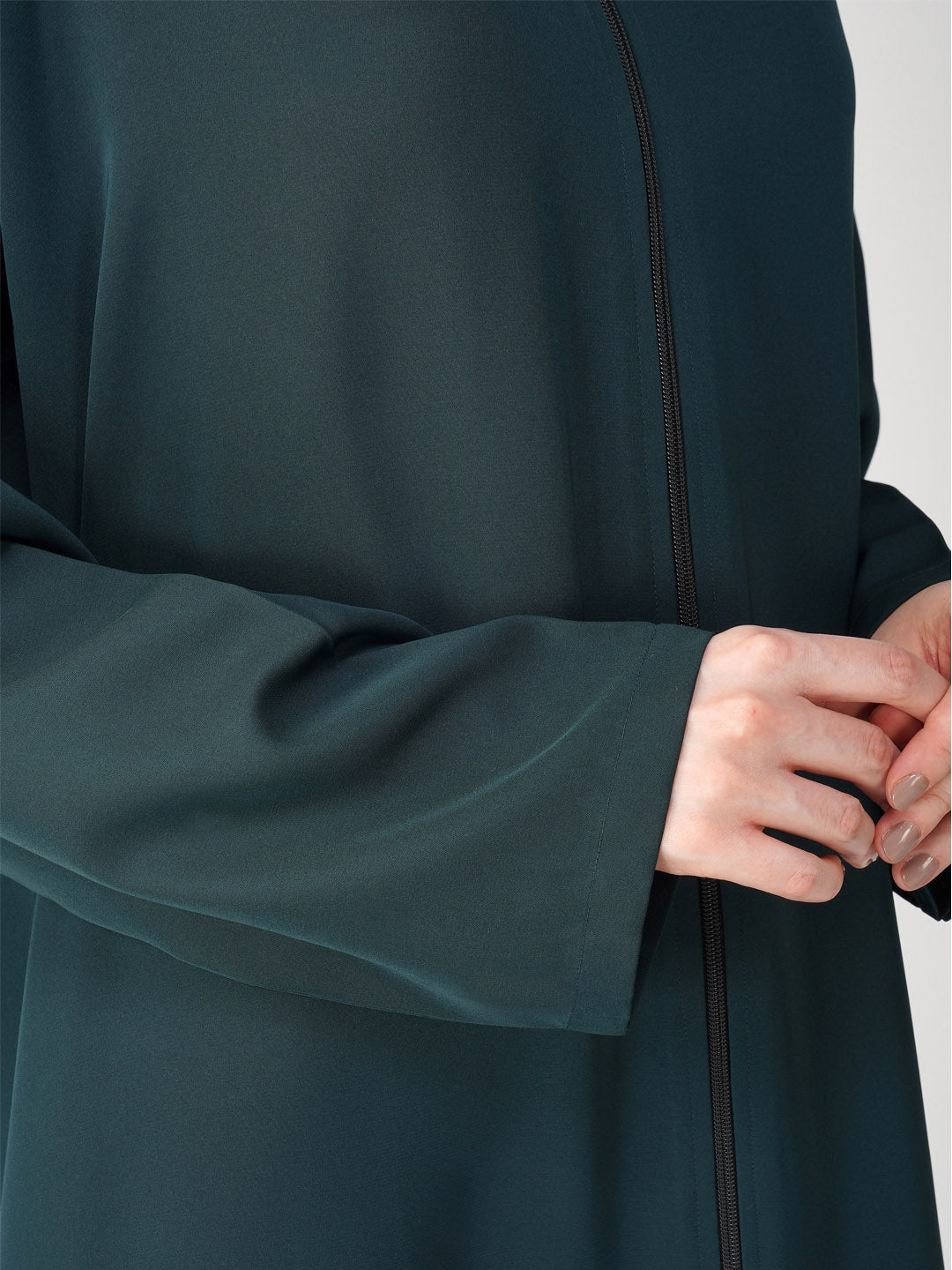 Zaya Full Zipper Abaya Set