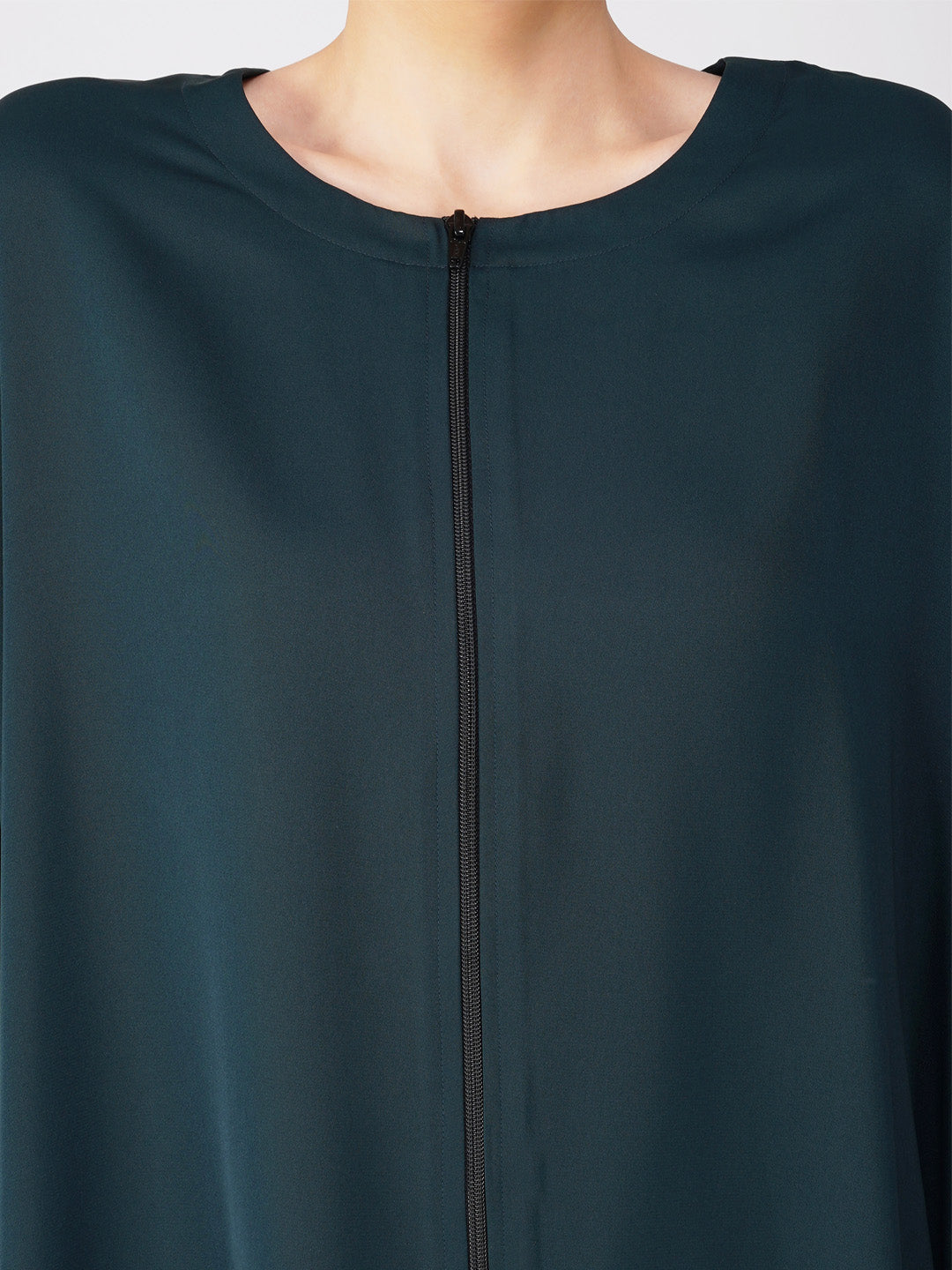 Zaya Full Zipper Abaya Set