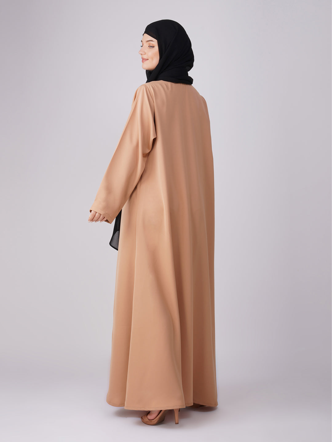 Zaya Full Zipper Abaya Set