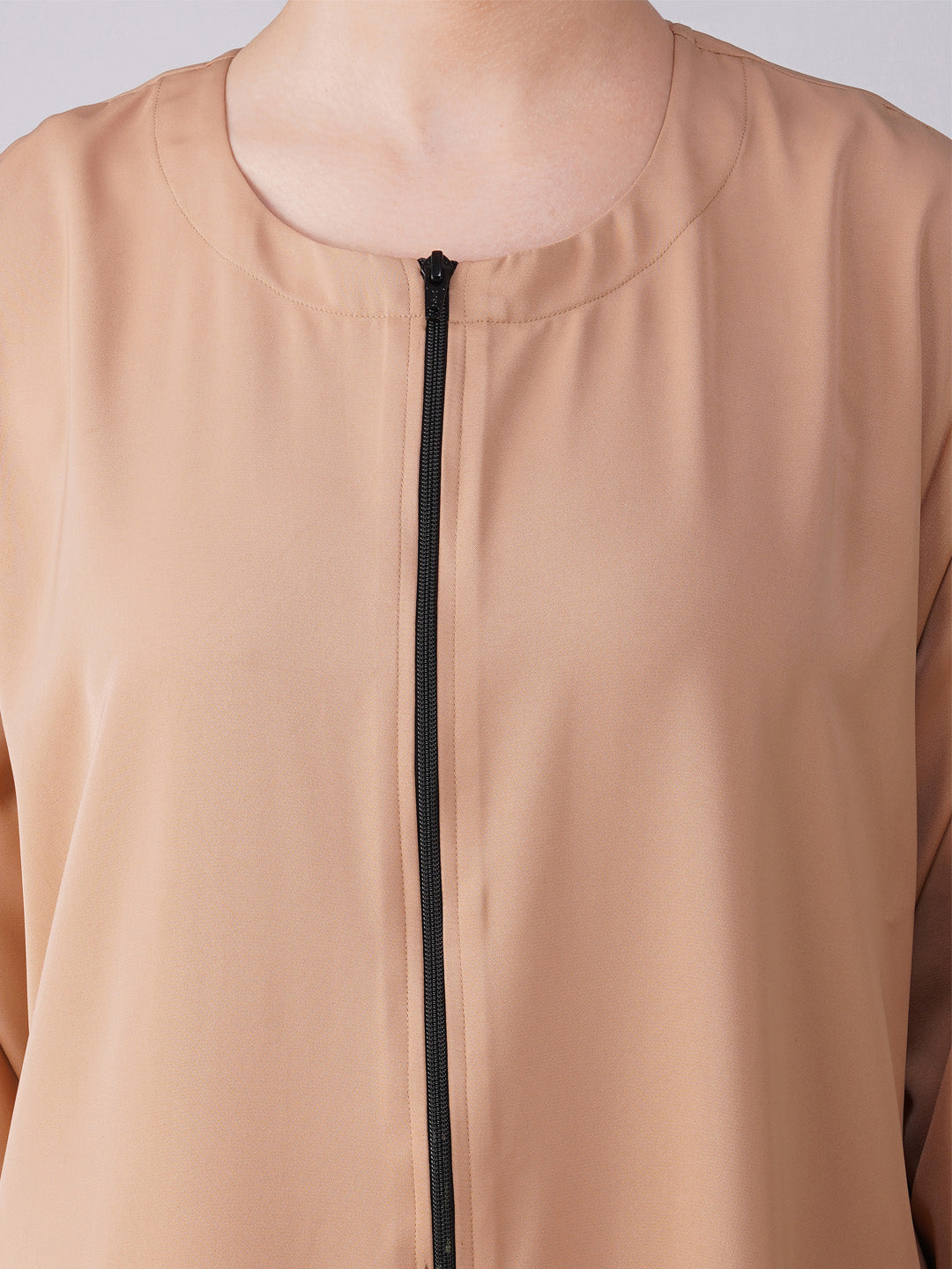 Zaya Full Zipper Abaya Set