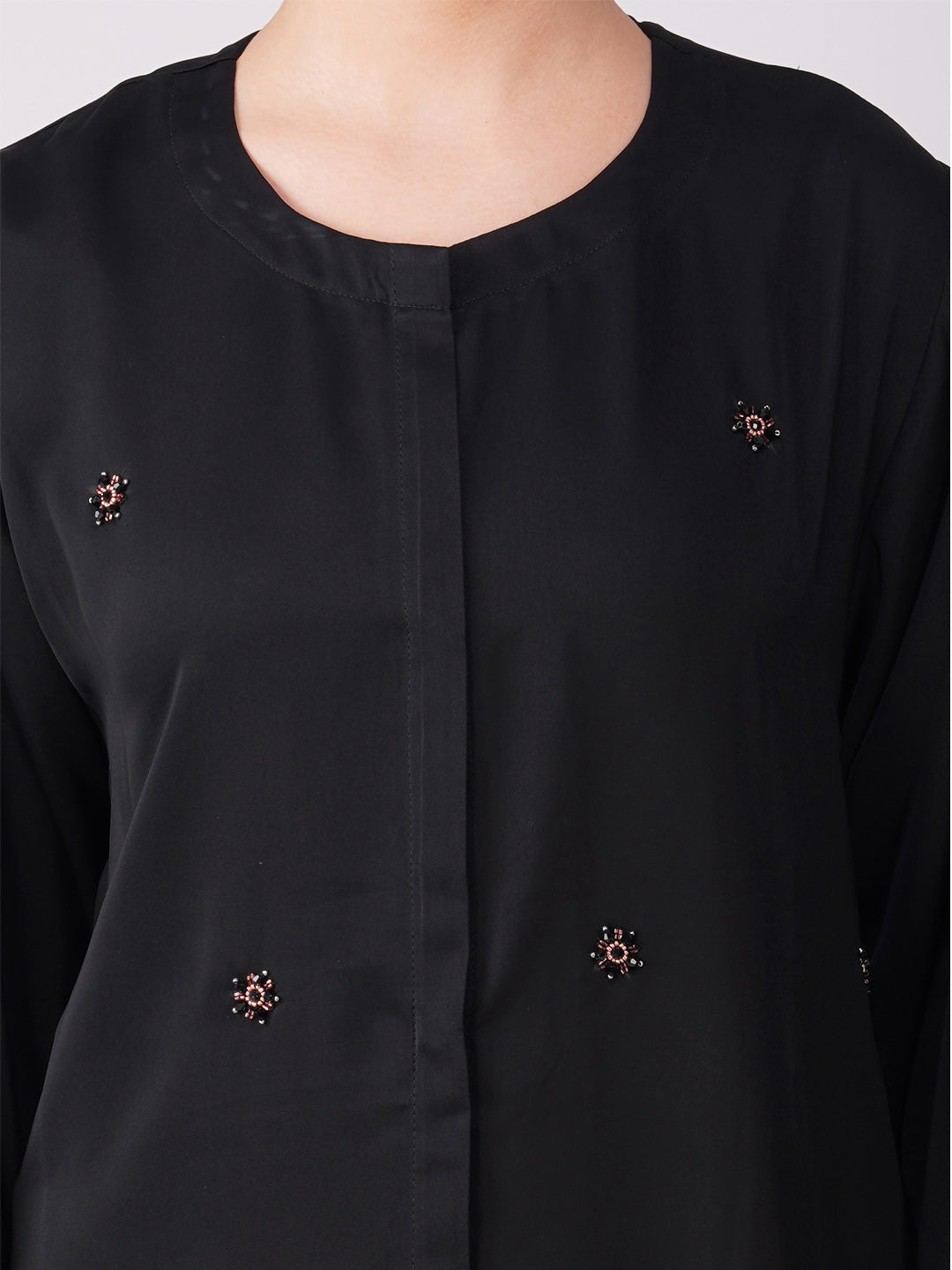 Zunairah Front Open Handwork Abaya