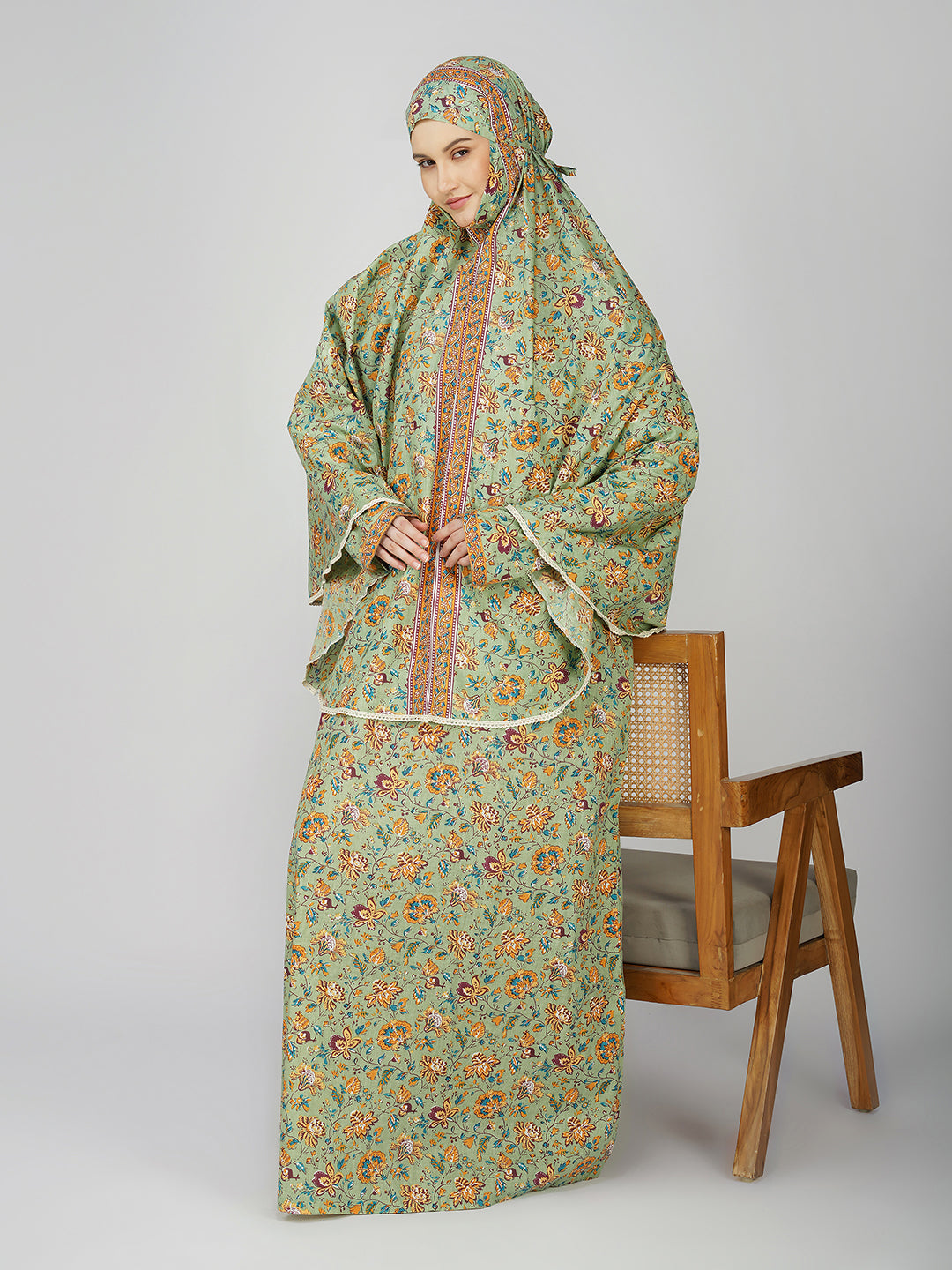 Saira Cotton Abaya Set