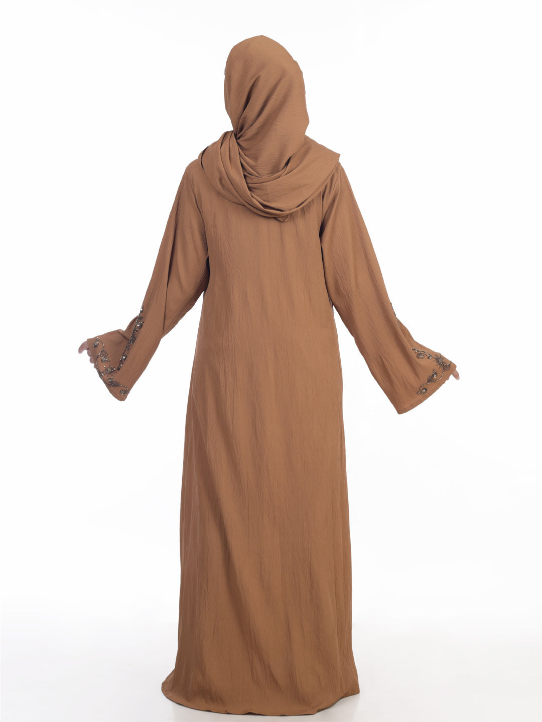 Sarah Handwork Abaya with Luxury Hijab Set