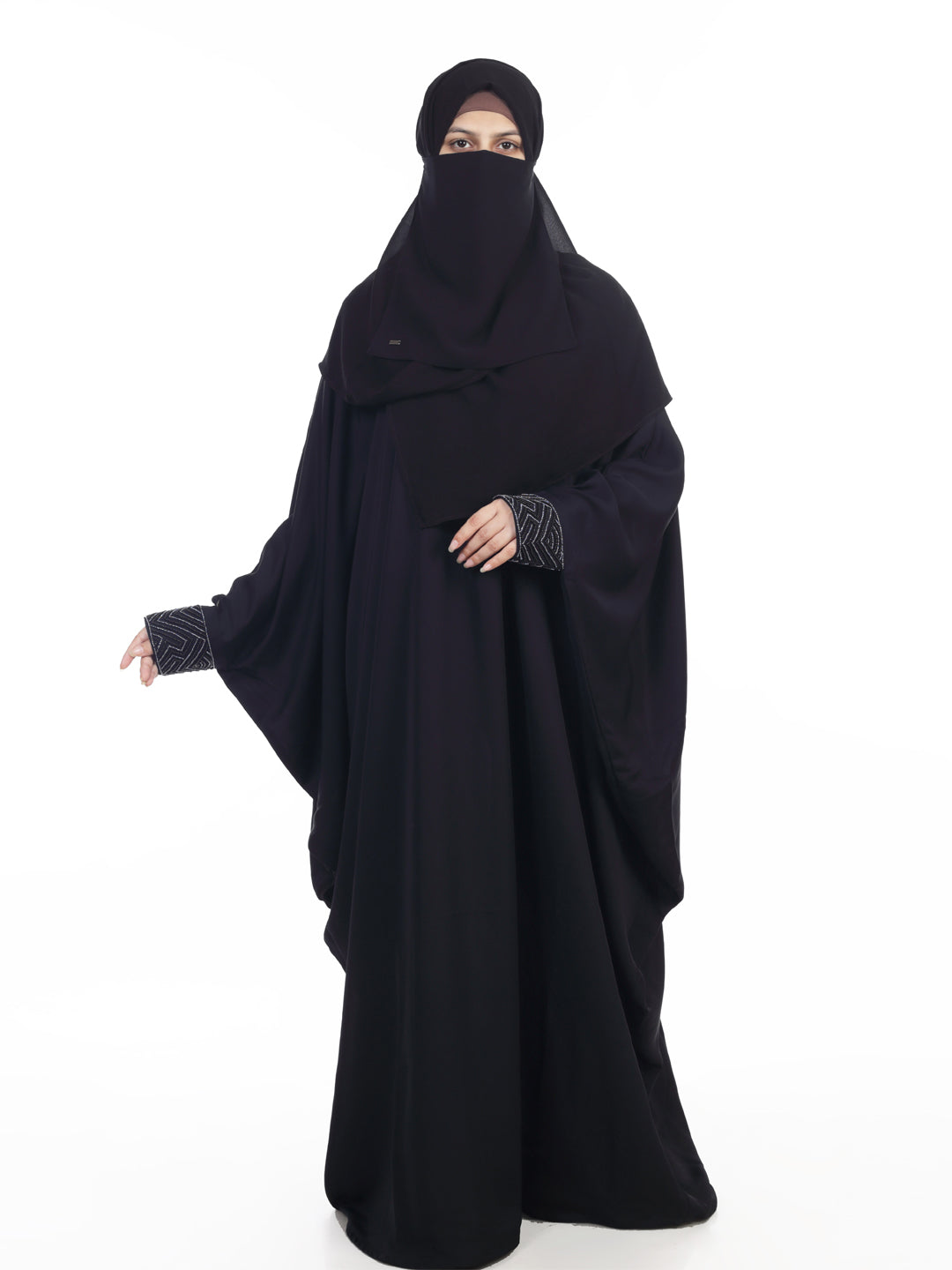 Misbah Kaftan with Handwork Detail at Cuff