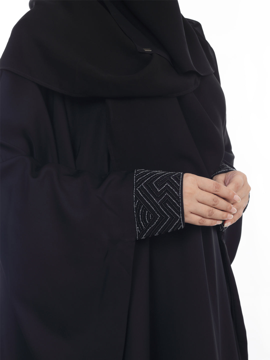 Misbah Kaftan with Handwork Detail at Cuff